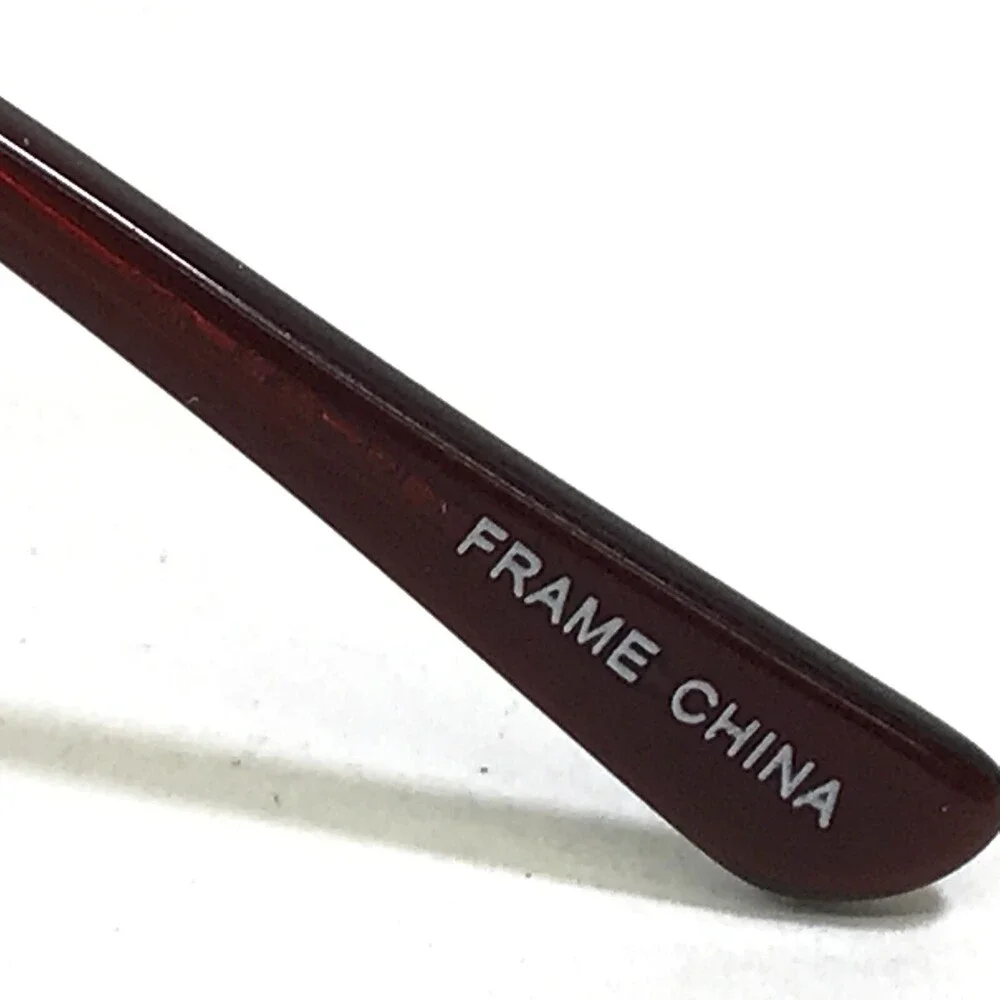 Enhance Eyeglasses Frames 3870 ROSE Rose Gold Rectangular Wire Rim 53-17-140